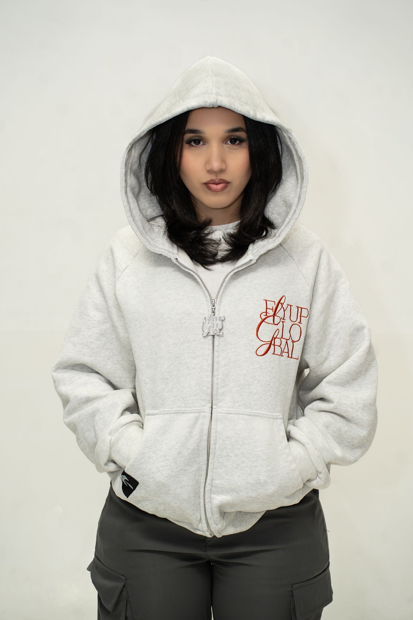 Grey Global Motion Hoodie