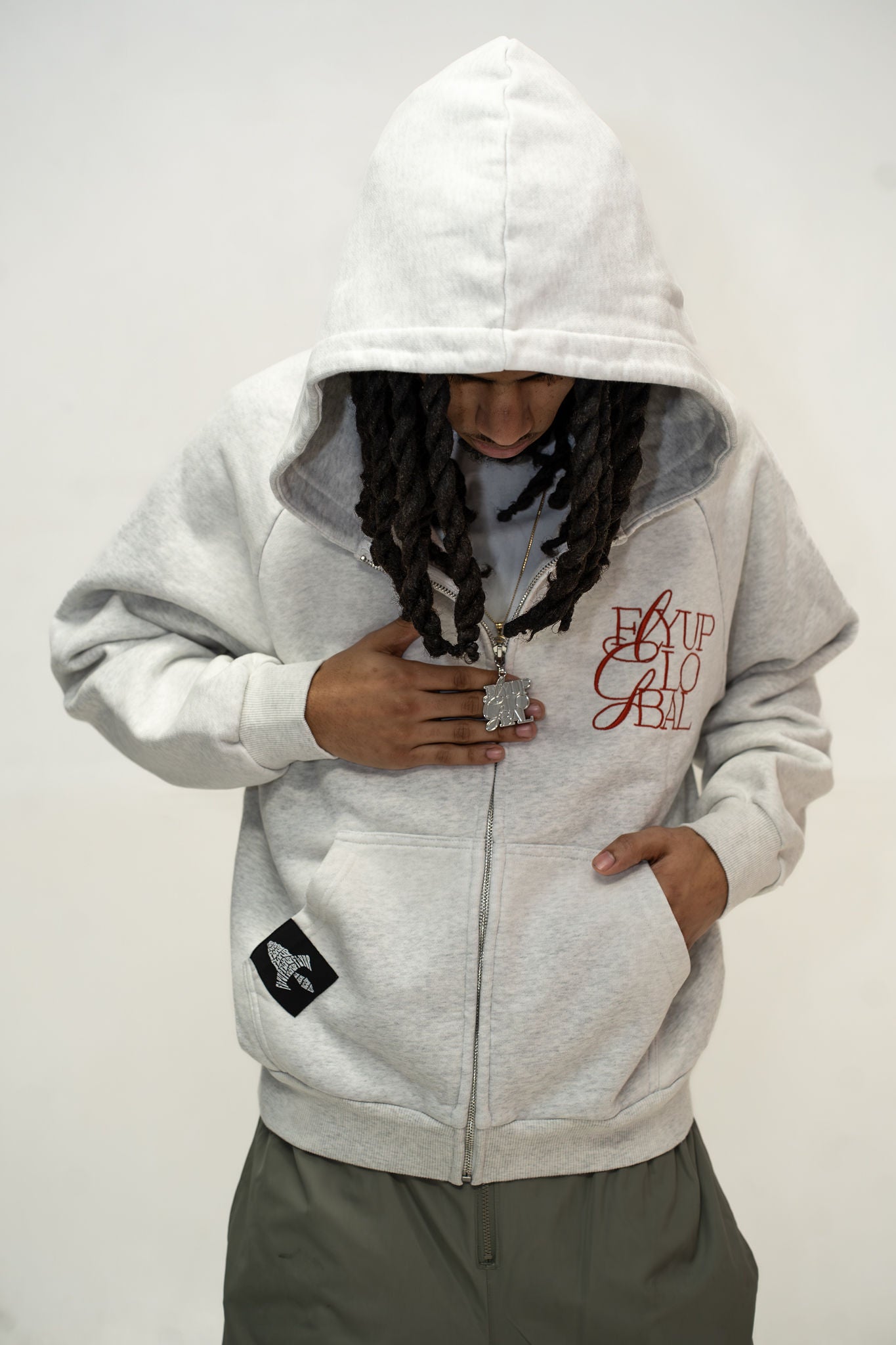 Grey Global Motion Hoodie